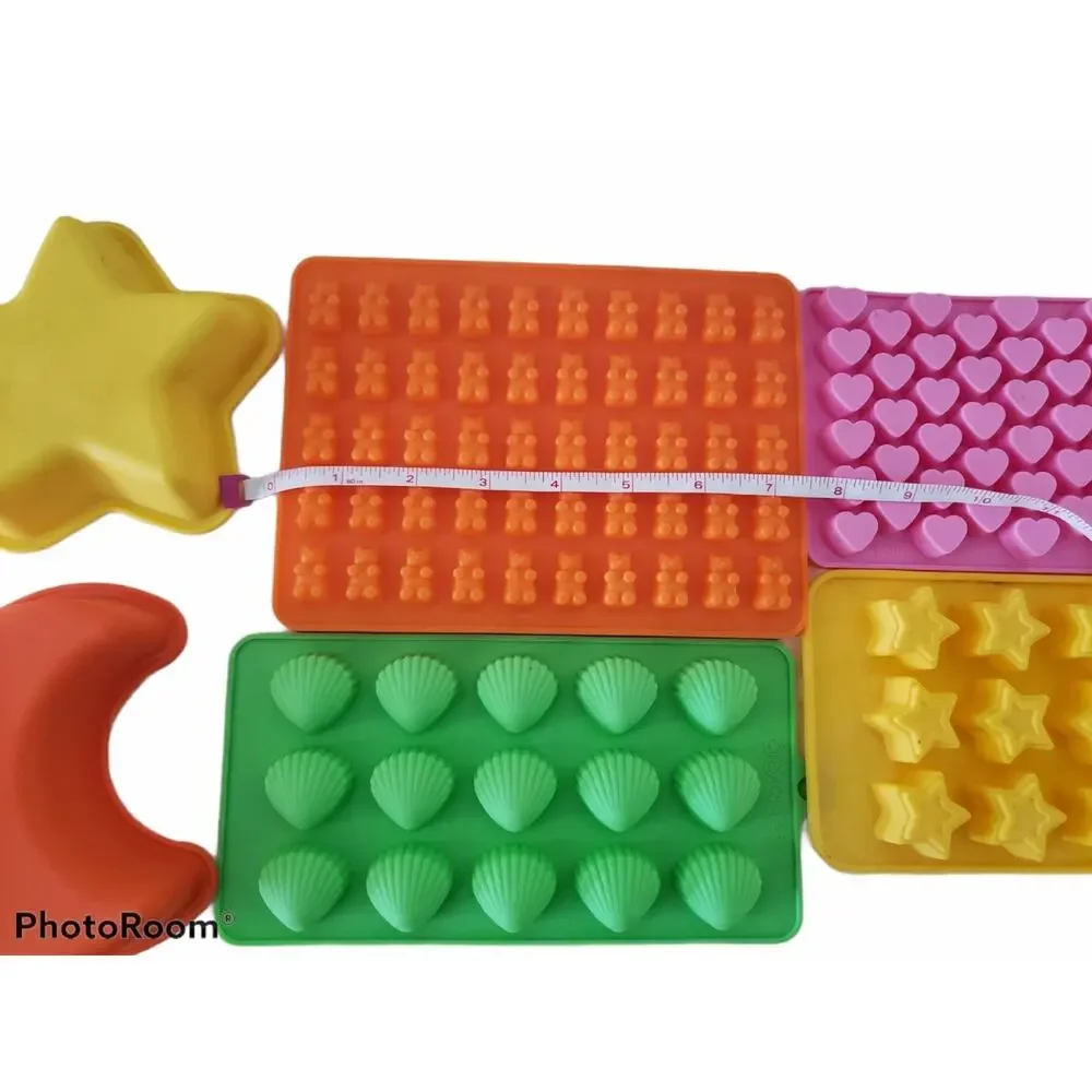 Silicon Mold Bundle - 9 Piece Set Baking / Crafts Etc.